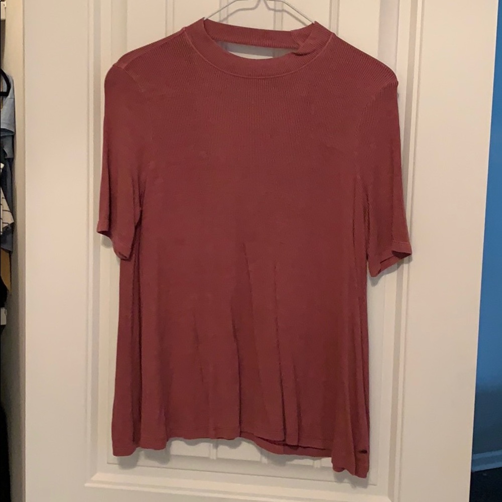 pinky and blush short sleeve tee